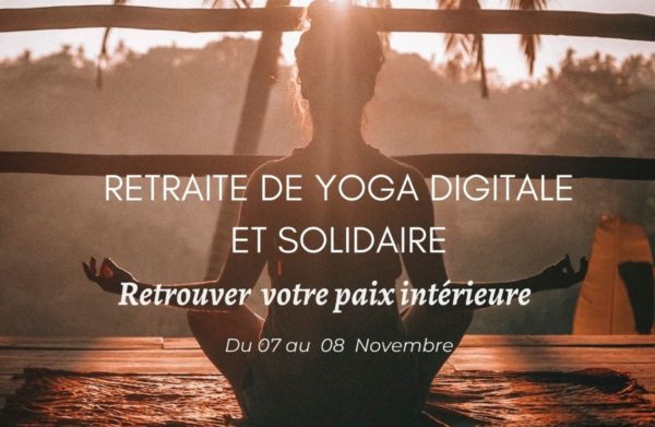 séance de yoga en ligne digitale