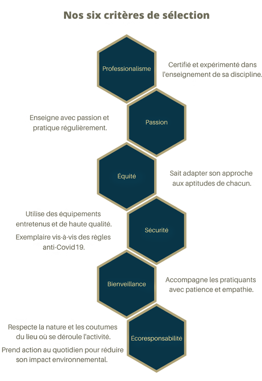 graphique montrant nos critères de sélection