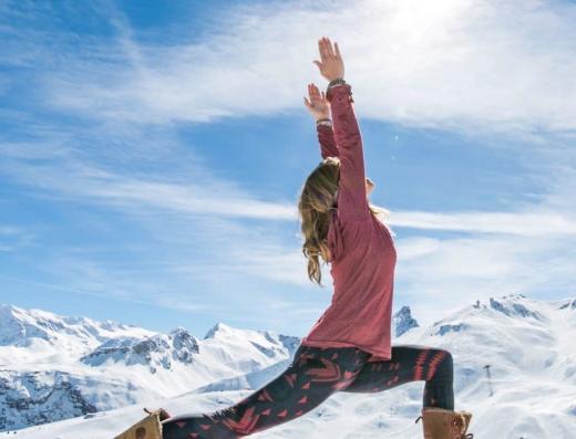 Yoga dans les Alpes
