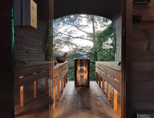 Vue panoramique sauna